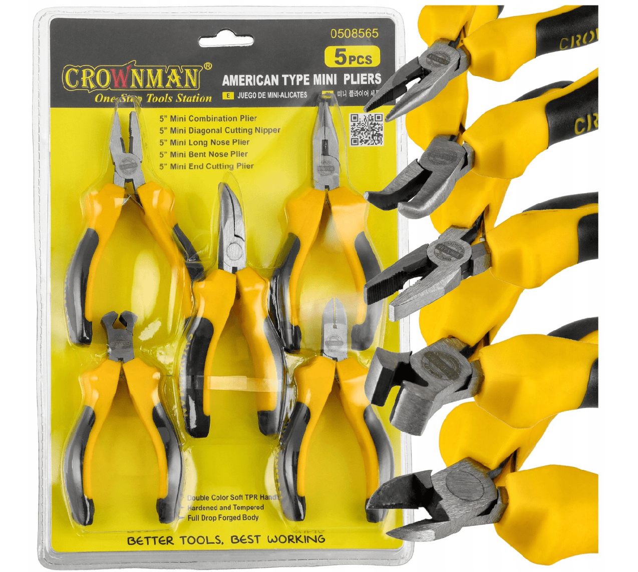 Berge Přesné kleště - MINI sada 5 ks na šperky