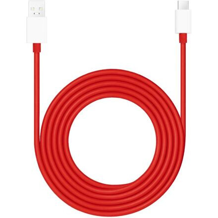 OnePlus SUPERVOOC Charge USB-A/USB-C Datový Kabel 10A 1,5m Red OPCABTYPEAC150