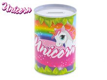 Mikro Unicorn pokladnička jednorožec 8x12cm kov