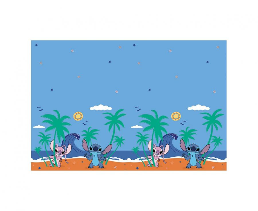 Stitch ubrus plastový 120 cm x 180 cm