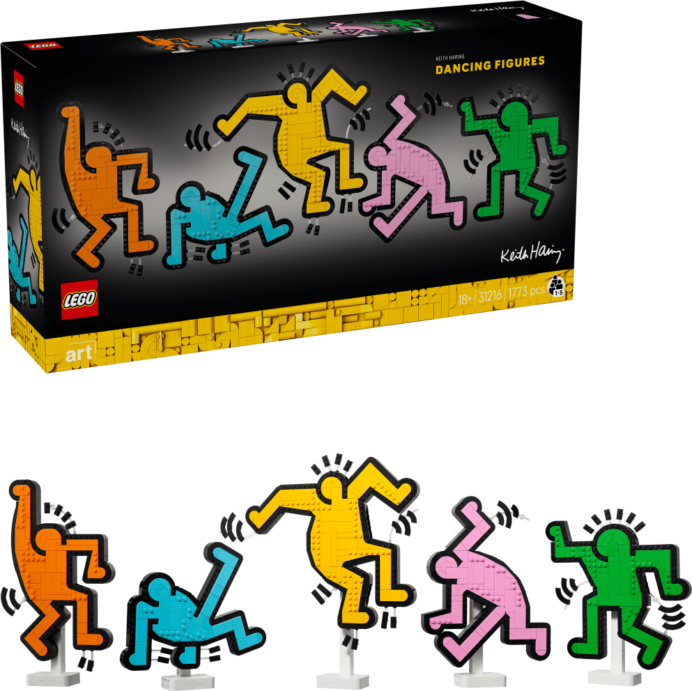 LEGO® ART 31216 Keith Haring – Tančící postavy - LEGO® Art