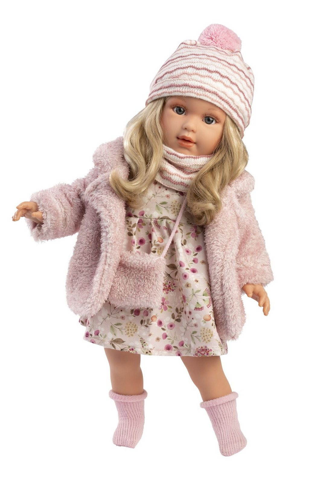 Llorens 54052 LUCIA - realistická panenka s měkkým látkovým tělem - 40 cm