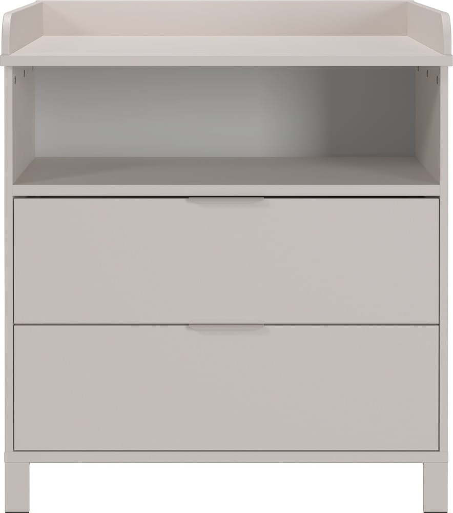 Krémová dětská komoda s přebalovacím pultem 89x102x77 cm Alkmaar – Germania