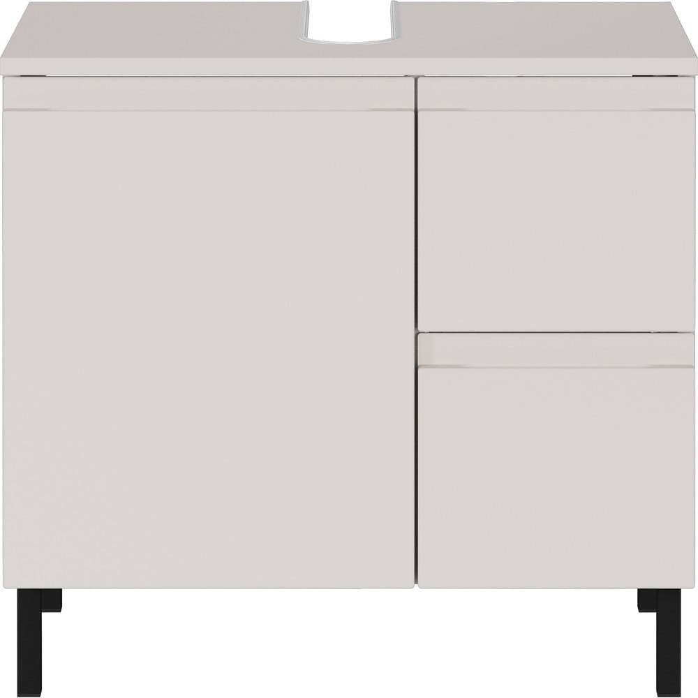 Krémová nízká skříňka pod umyvadlo 60x56 cm Salinas – Germania