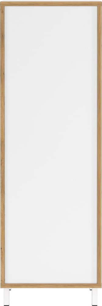 Bílá vysoká/úzká koupelnová skříňka 39x120 cm Topeka – Germania