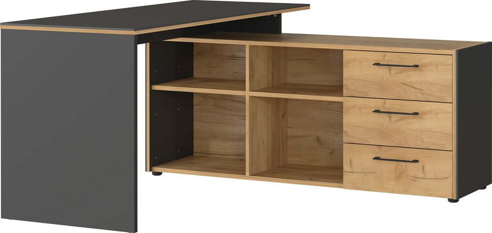 Rohový pracovní stůl 145x147 cm Podium – Germania