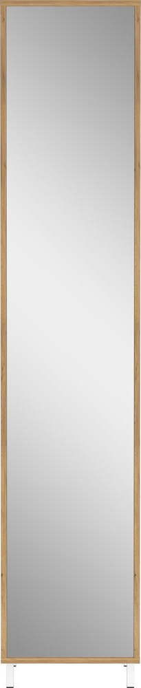 Bílá vysoká/úzká koupelnová skříňka 39x195 cm Topeka – Germania