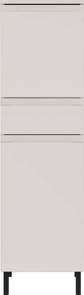 Krémová vysoká/úzká koupelnová skříňka 34x120 cm Salinas – Germania