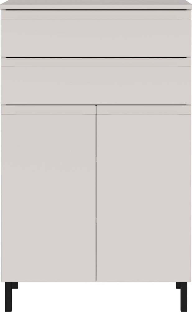 Krémová vysoká koupelnová skříňka 60x97 cm Salinas – Germania