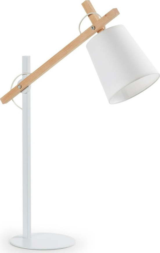 Bílá stolní lampa La Forma Jovik