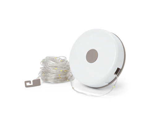 Tchibo - Kempingový světelný řetěz 2 v 1 - barva: bílá