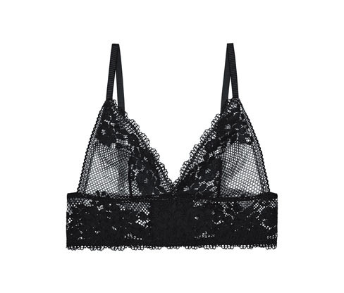 Trojúhelníková podprsenka bez kostic Passionata »Nina« - pro ženy - vel. S 36/38 - barva: černá