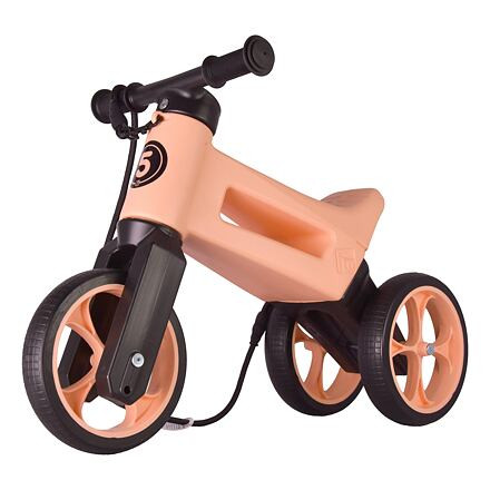 Odrážedlo FUNNY WHEELS Rider SuperSport Pastel-meruňková  2v1