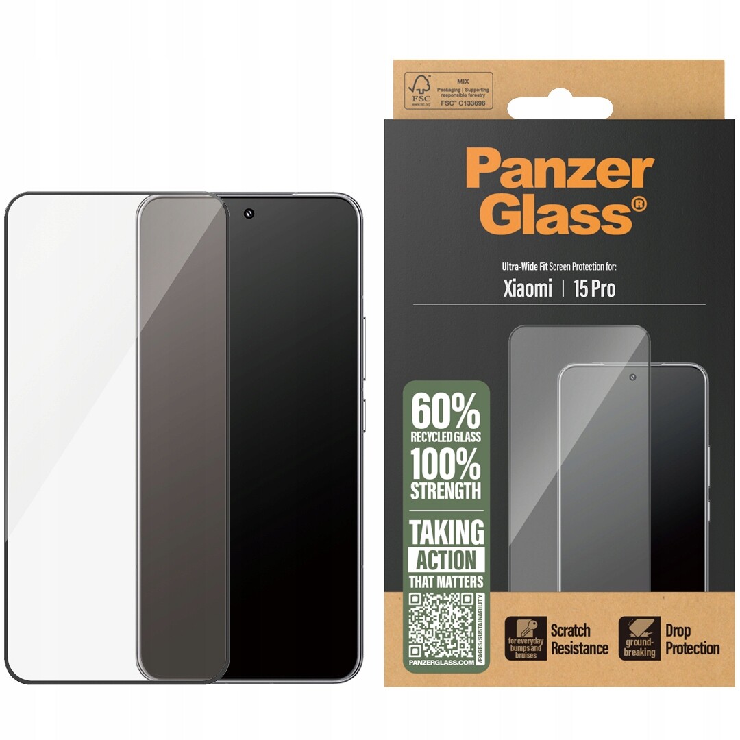 Sklo PanzerGlass pro Xiaomi 15 Pro, sklíčko na displej telefonu