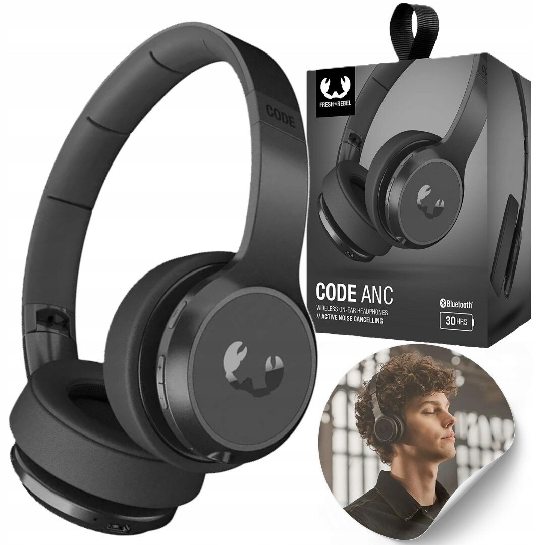 Bezdrátová sluchátka do uší s mikrofonem Fresh 'n Rebel Code Anc