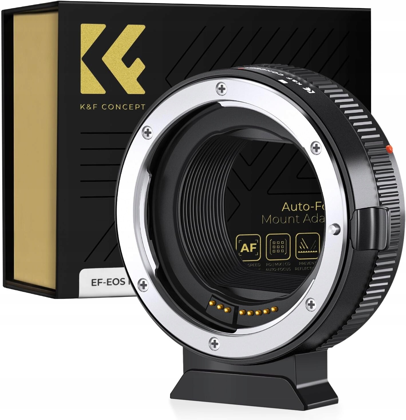 Fotografický Adaptér K&f Concept Ef/ef-s Pro Eos R Pouzdro Na Objektiv