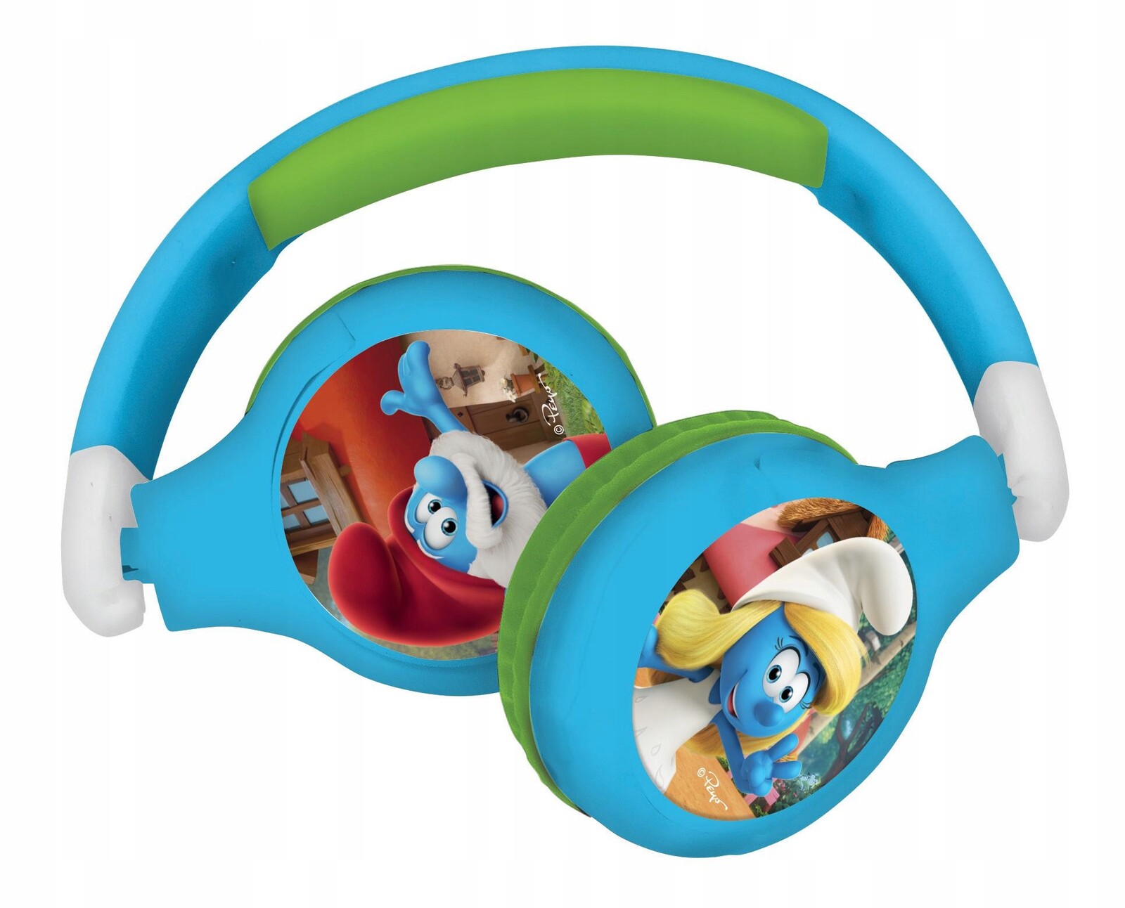 Šmoulové – skládací bezdrátová sluchátka do uší