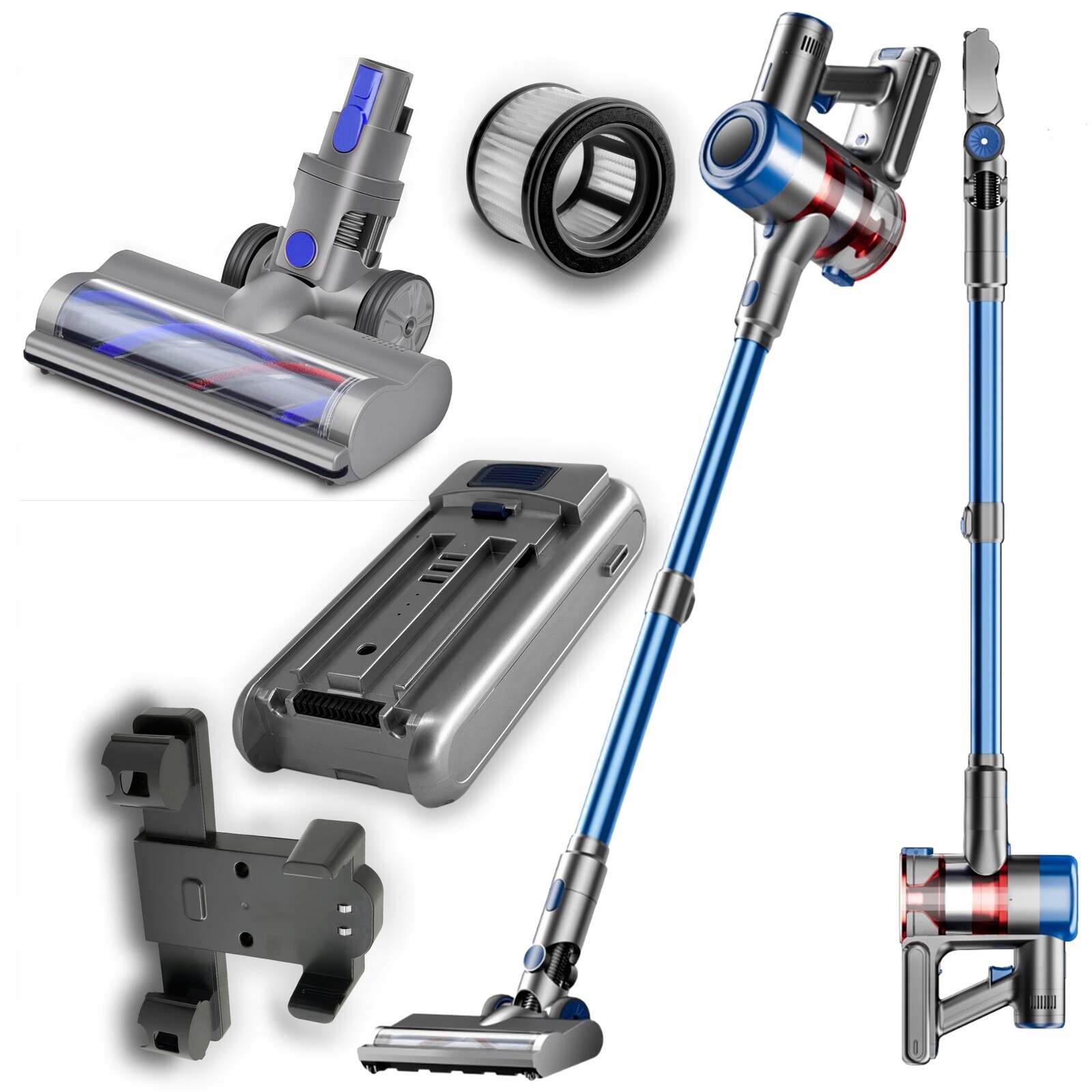 Zermat S8 Výkonný Bezdrátový Tyčový Vysavač 29.6V Bezsáčkový