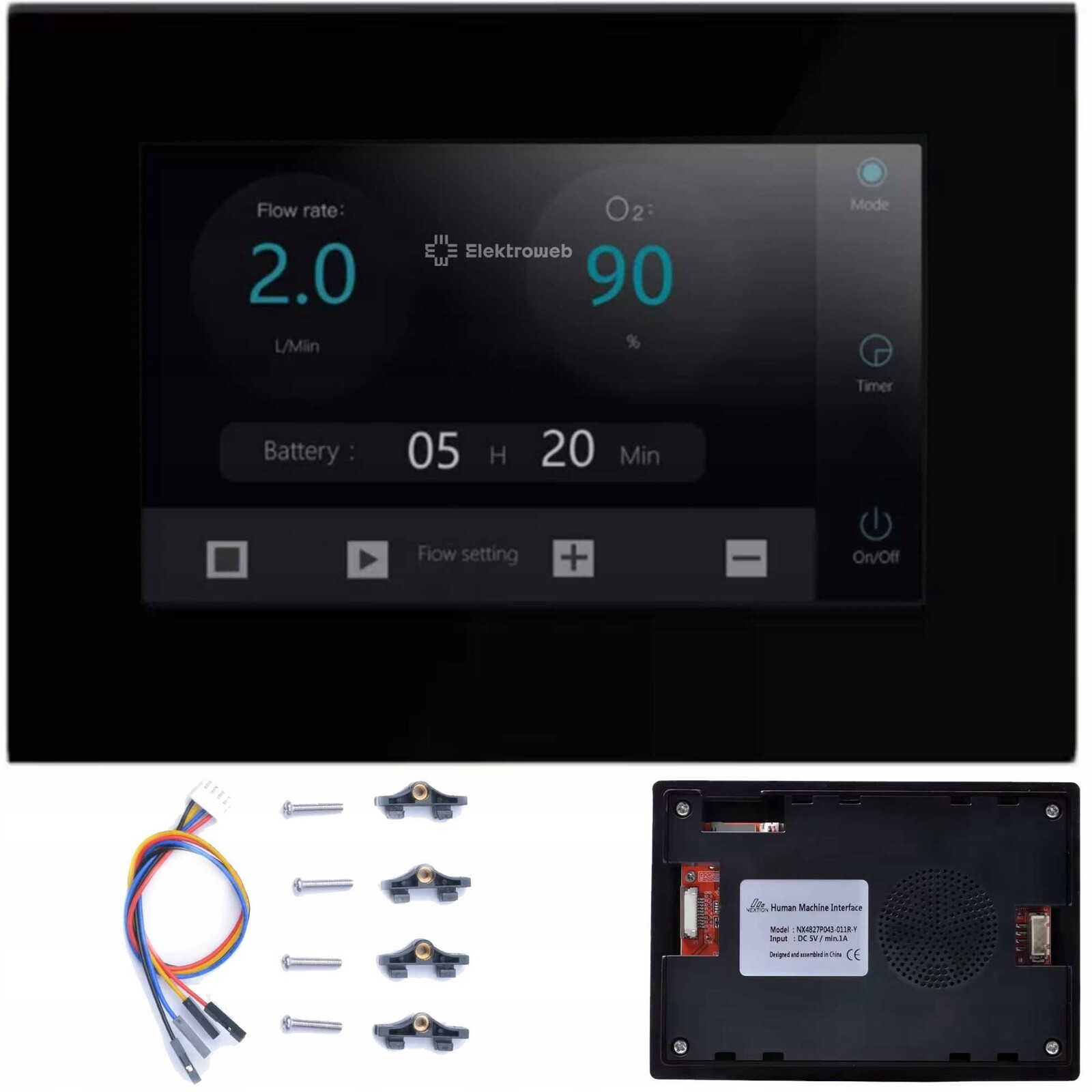 Dotykový LCD displej NX4827P043_011C_Y Nextion Hmi 4.3