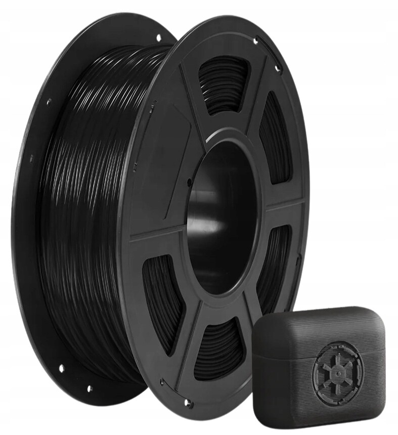 Filament Anycubic Tpu Black Černý 1kg Elastický Odolný Vůči Chemikáliím