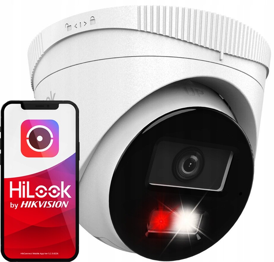 6Mpx 3K HiLook by Hikvision Ip kamera 3200x1800p Smart Hybrid Light PoE