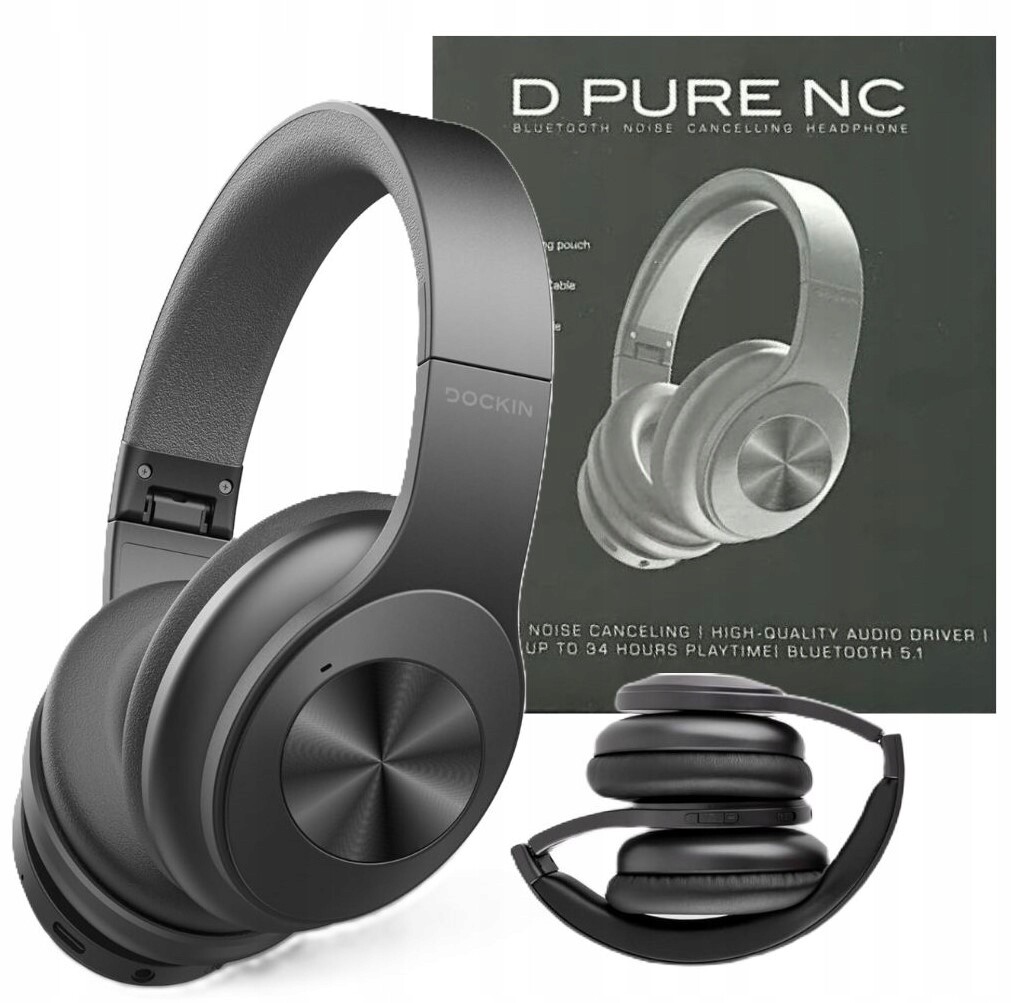 Bezdrátová sluchátka do uší s mikrofonem Dockin D Pure Nc