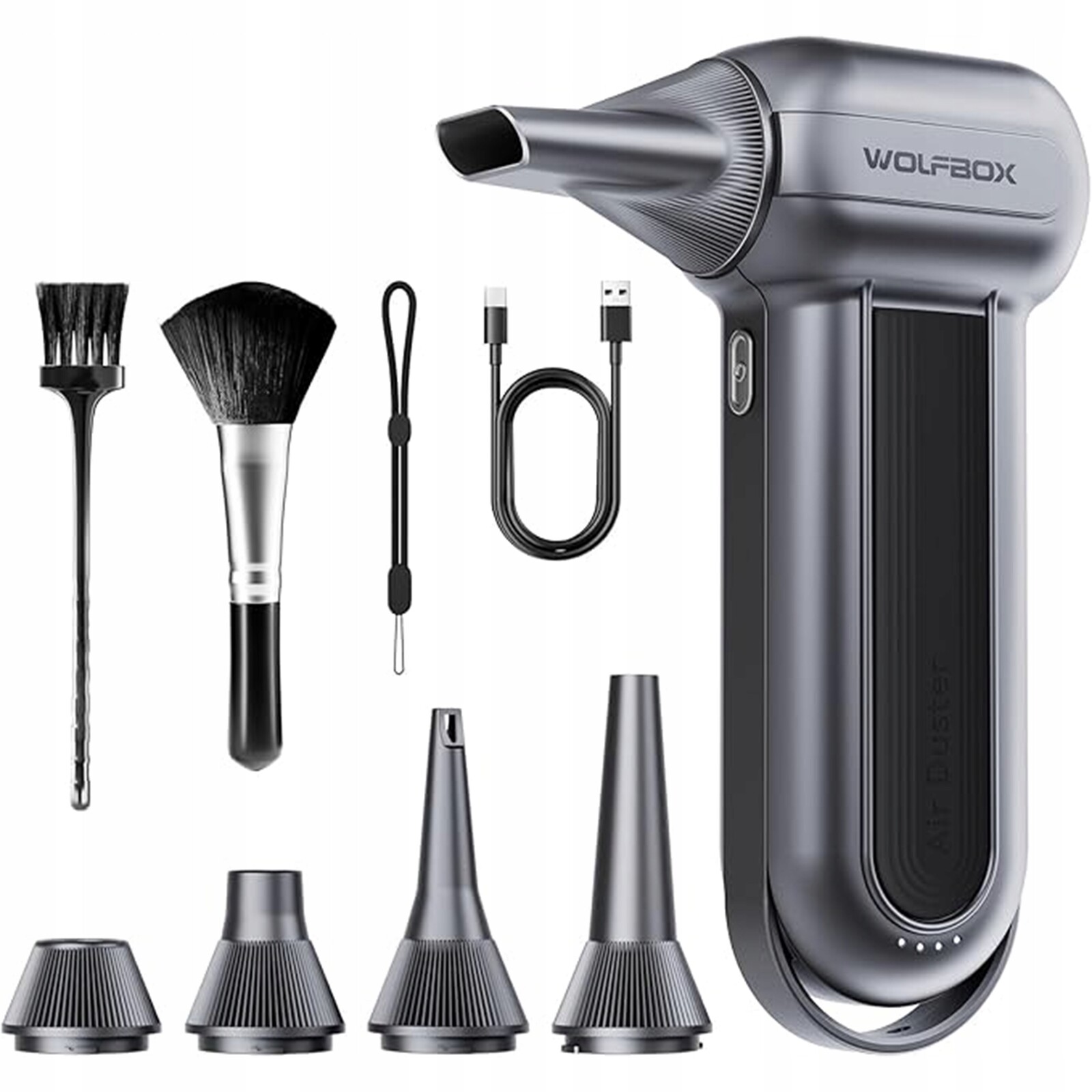 Kompresor vzduchu Wolfbox MF100 Bezdrátový mini dmychadlo 150000 Rpm