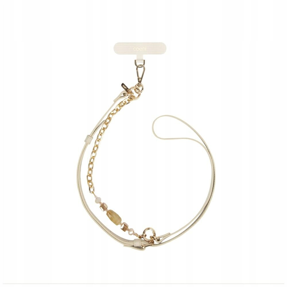 Univerzální vodítko na telefon 2v1 Uniq Coehl Caryne krémové