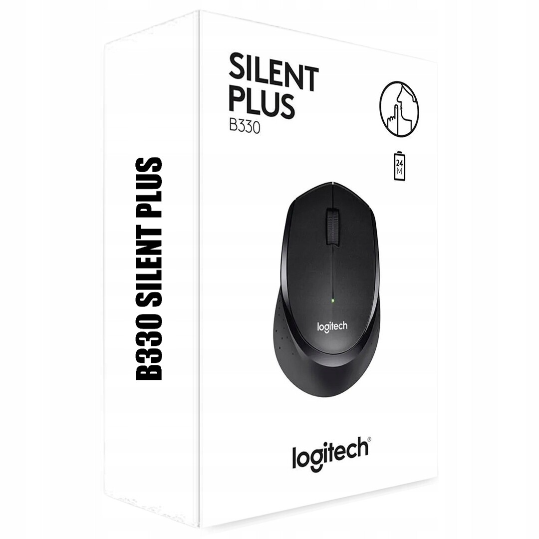 Myš Logitech MB330 Silent Plus Black Usb 2.4GHz optická Bezdrátová