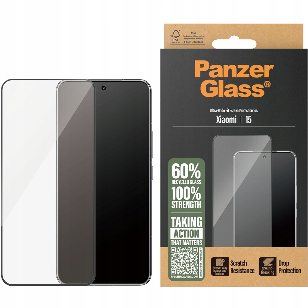 Sklo PanzerGlass pro Xiaomi 15, sklo na displej telefonu