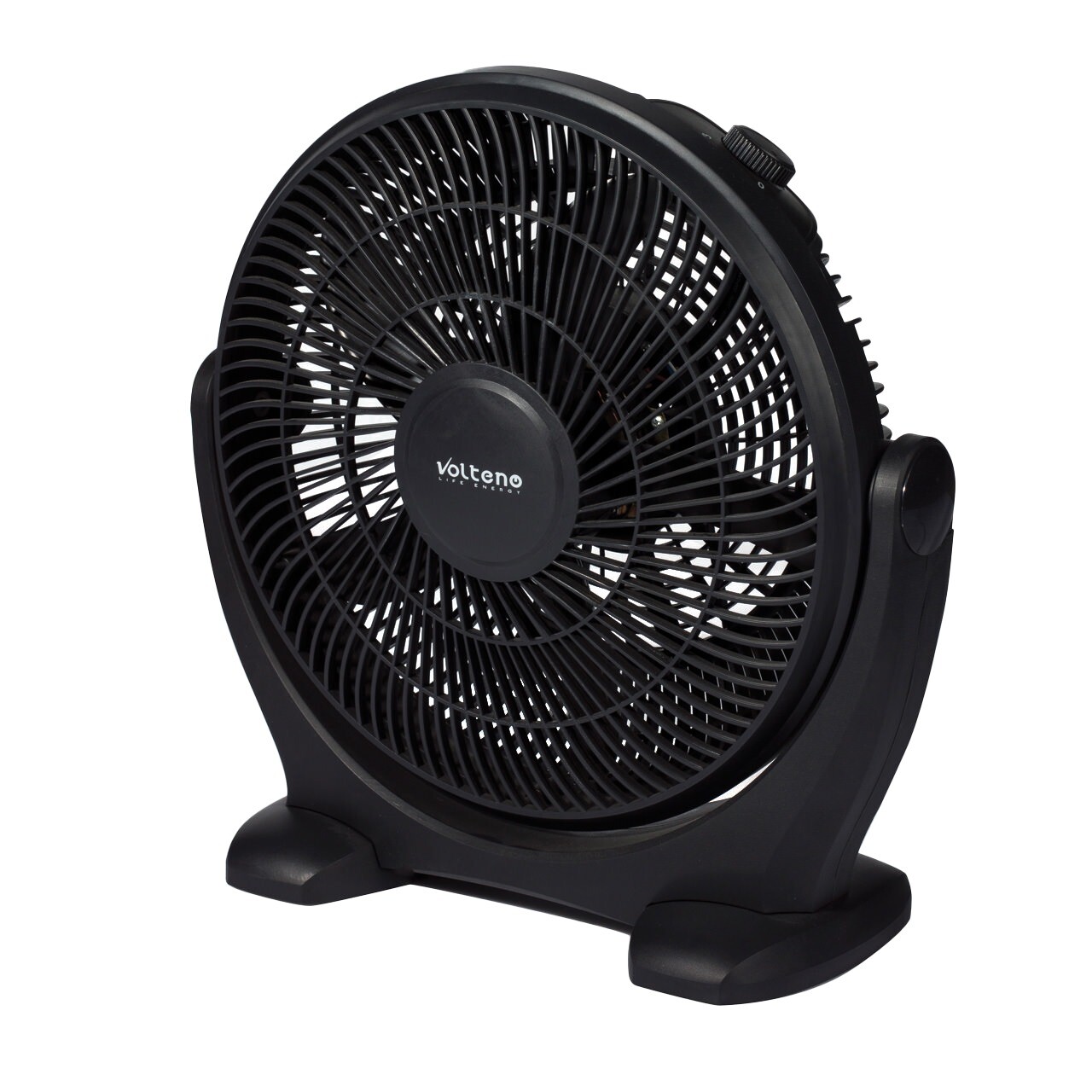 Cirkulátor, Ventilátor, Podlahový Ventilátor 65 W, Černá Barva, Regulace Výkonu, Tichý Provoz