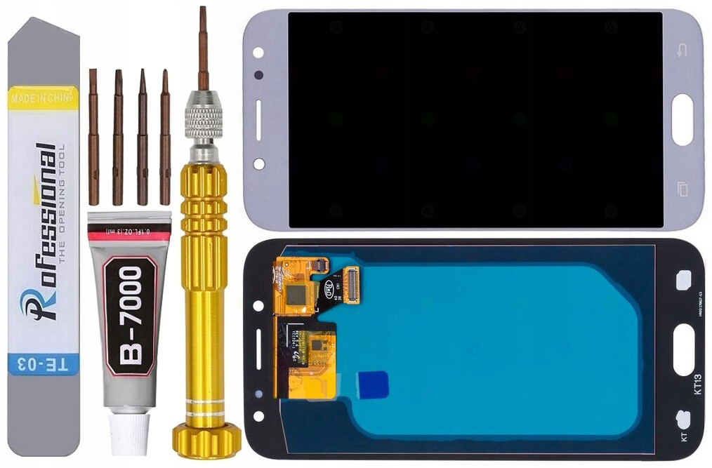 Displej Pro Samsung Galaxy J5 J530 J530F Oled LCD Modrý