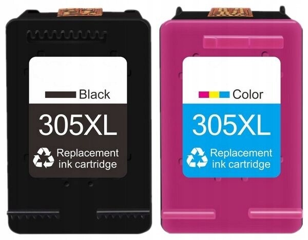 Sada Náhradních Inkoustů Hp 305 XL černá, barva 2720 2724 4110 4122 6400