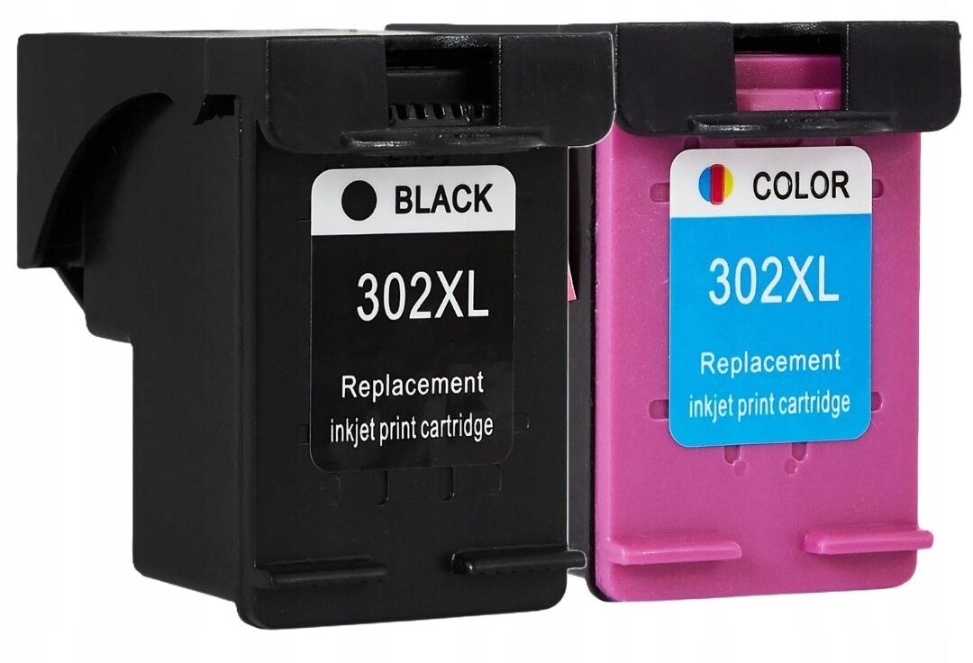 Sada náhradních inkoustů pro Hp 302XL barva a černá