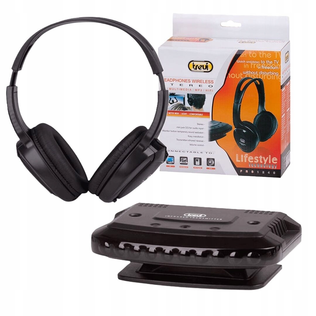 Bezdrátová infračervená sluchátka pro televizor Trevi Frs 1240