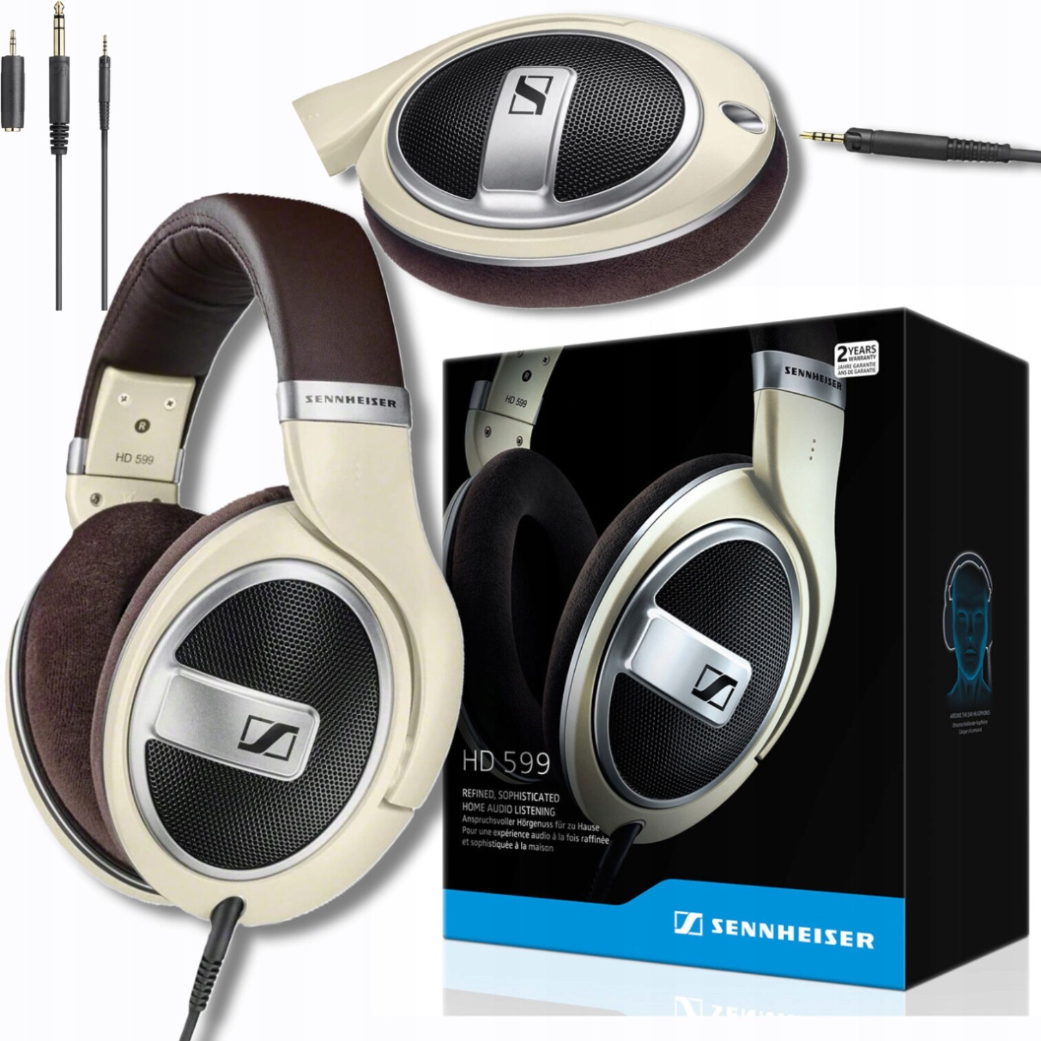 Drátová Sluchátka do uší Sennheiser Hd 599