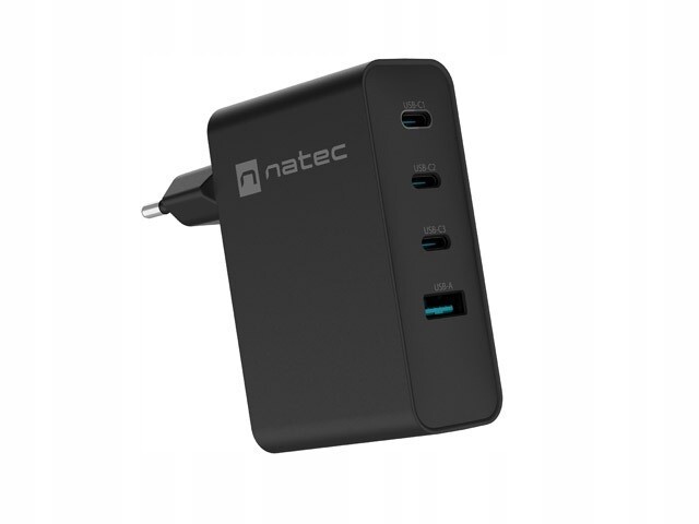 Síťová nabíječka Ribera Gan 3xUSB-C 1x Usb-a