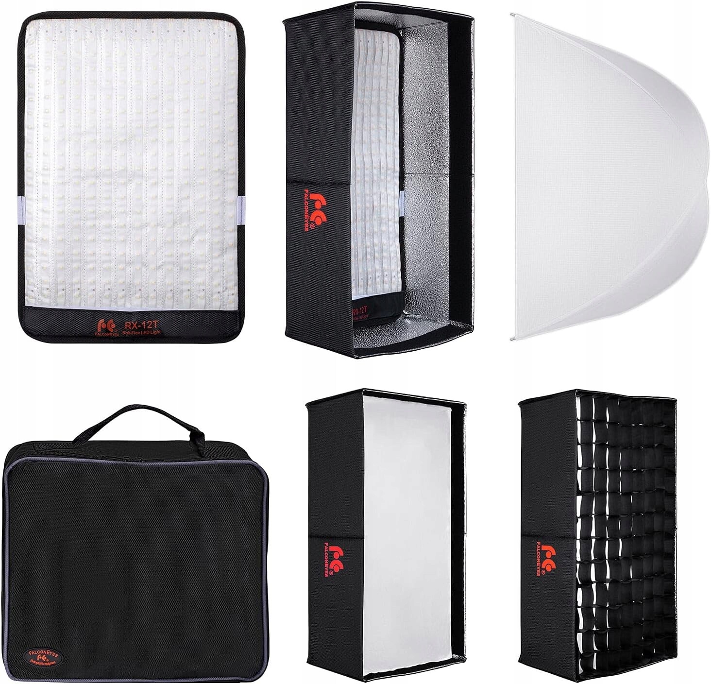 Softbox Modifikátor Světla Difuzér Led Falcon Eyes RX-12T 5600K