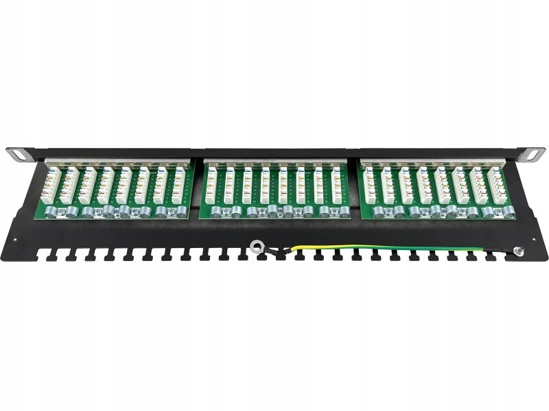 Patch panel Optimum Stp kat.6 24 porty 0.5U Alantec