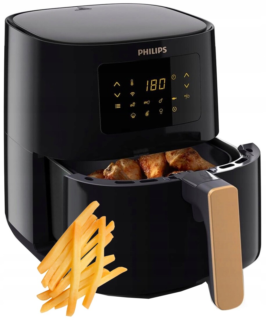 Nová Beztuková Fritéza Philips HD9255/80 Wifi NutriU Airfryer 4,1L