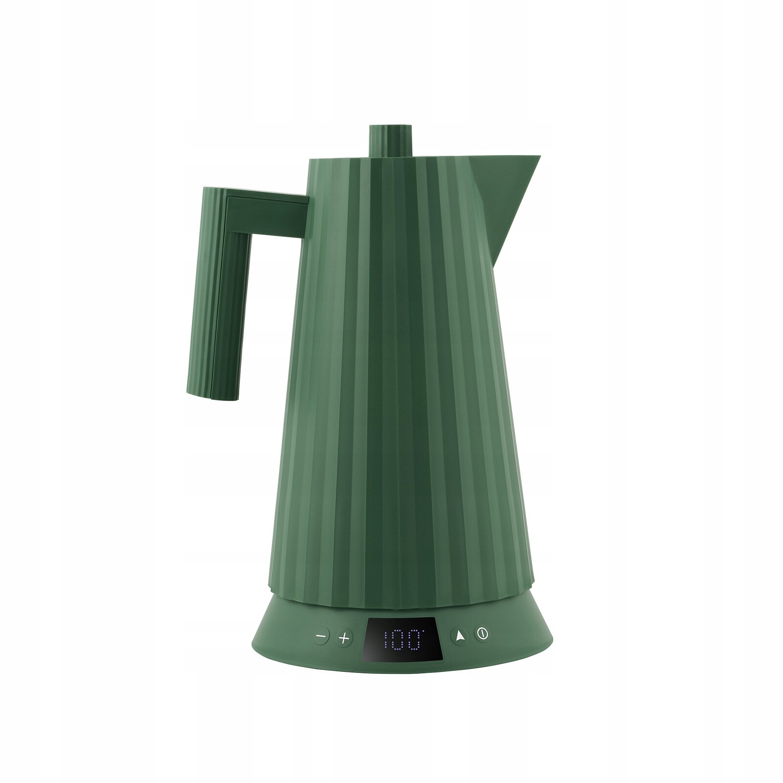 Alessi Plisse Elektrická varná konvice 1,7 l s regulací teploty zelená