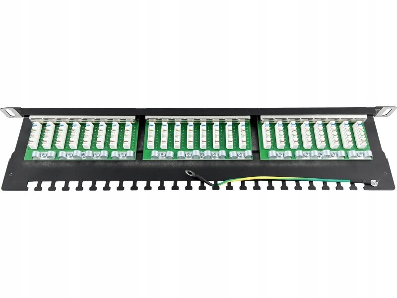 Patch panel Optimum Stp kat.5e 24 portů 0.5U Alantec