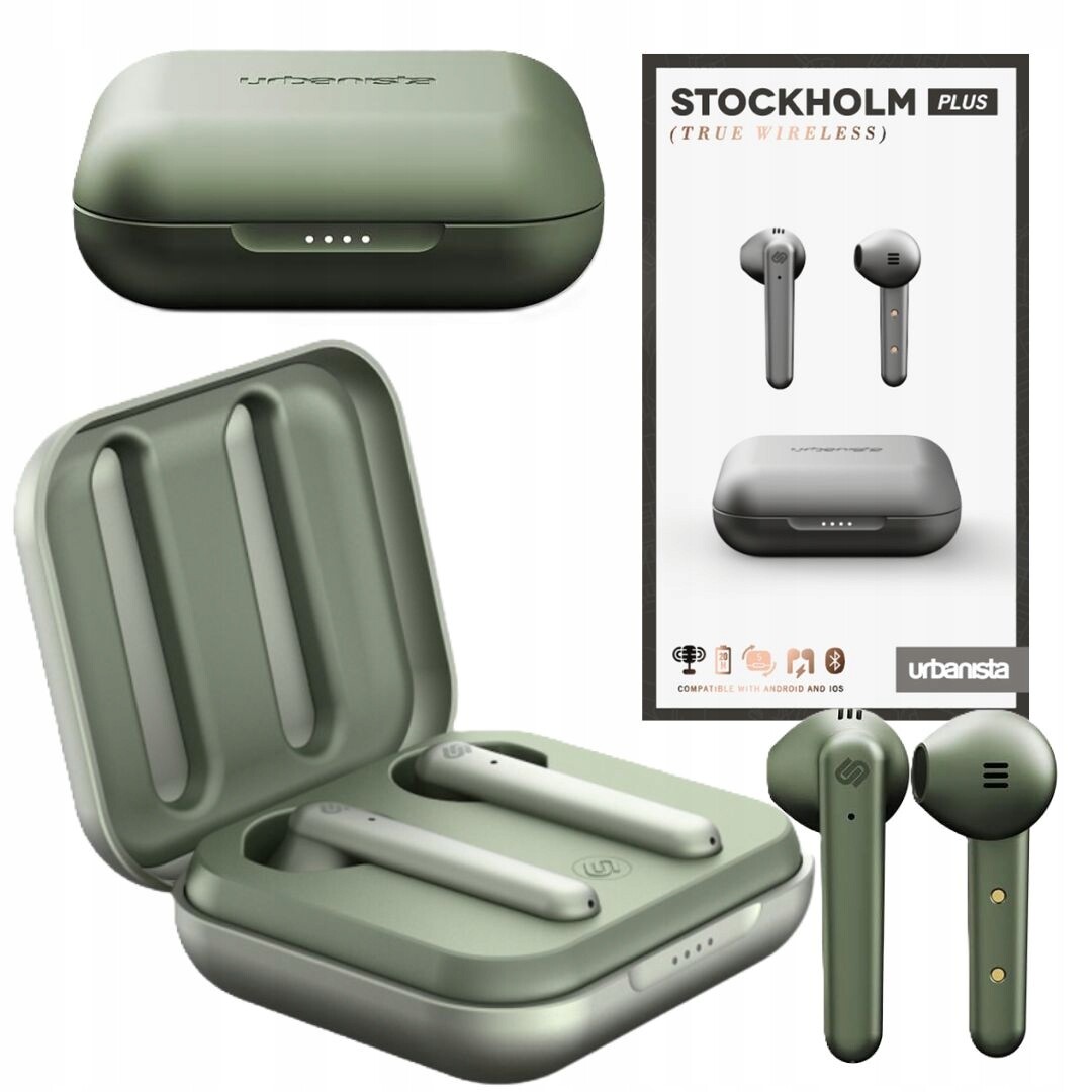 Bezdrátová sluchátka do uší s mikrofonem Urbanista Stockholm Plus