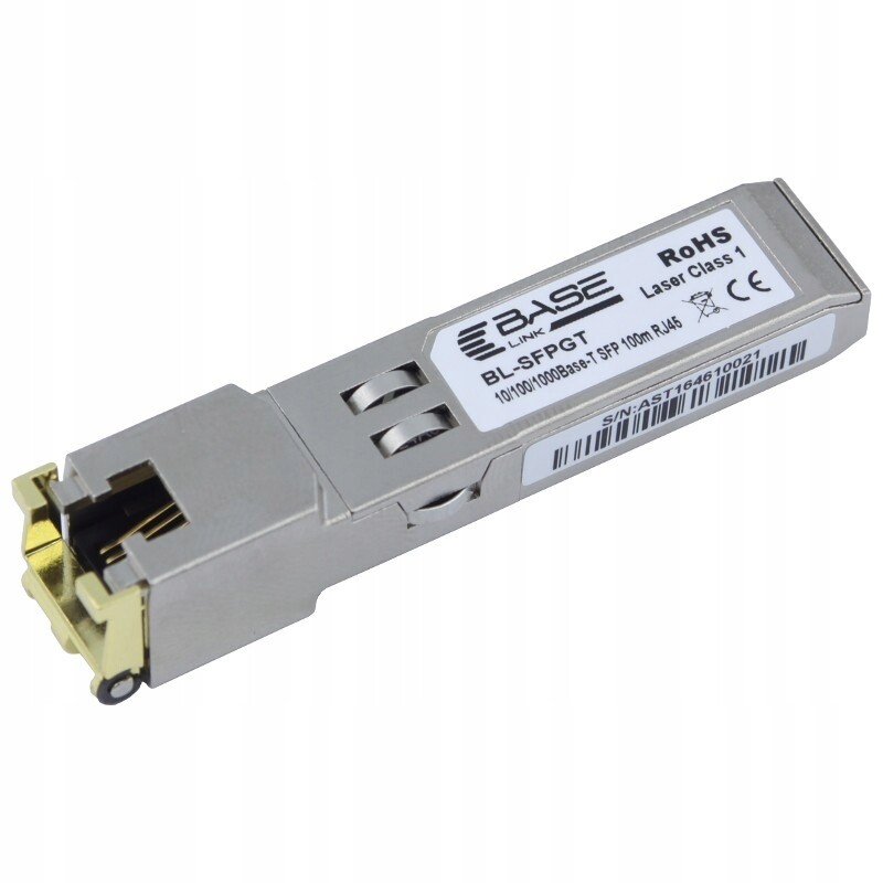 Vložka Modul Gibic Sfp RJ-45 RJ45 10/100/1000Mb/s do 100 m