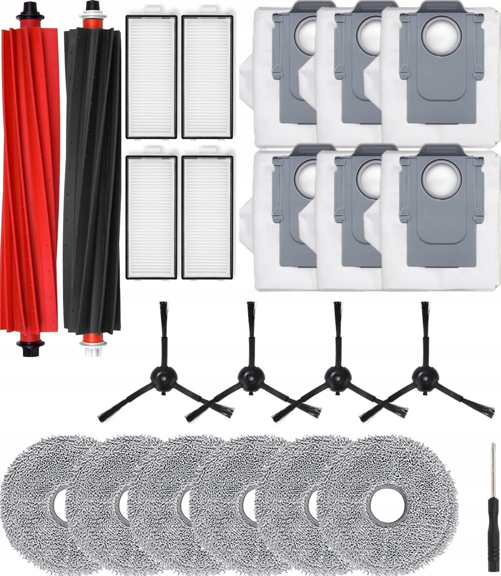 Velká sada příslušenství pro Roborock Q Revo Qrevo Master Slim mopovací sáčky 23 ks