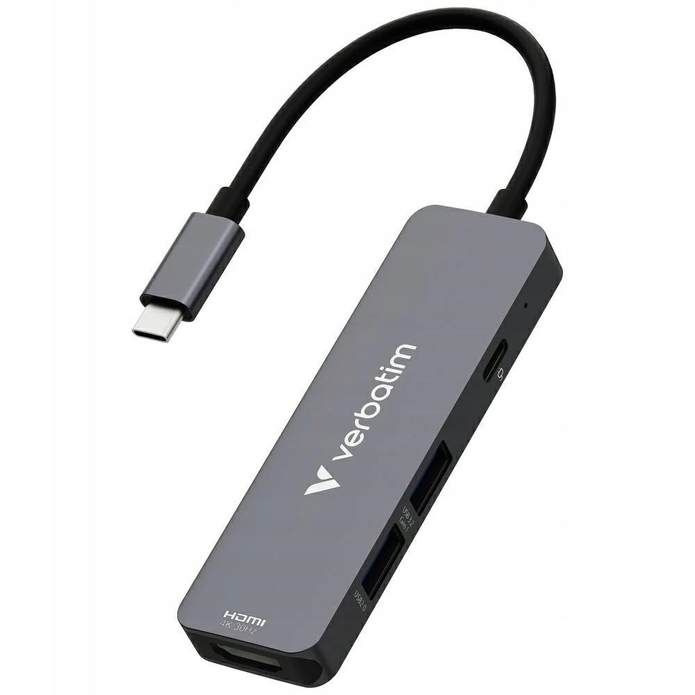 Adaptér Hub Usb-c/hdmi/usb-a Verbatim hliníkový 3.2/2.0 32155