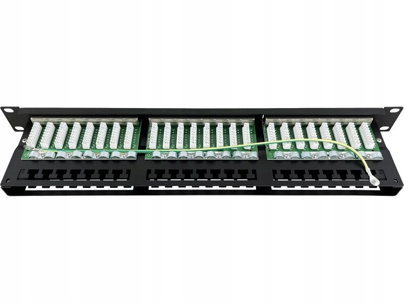 Patch panel Stp kat.5e, 48 portů, IDC Alantec