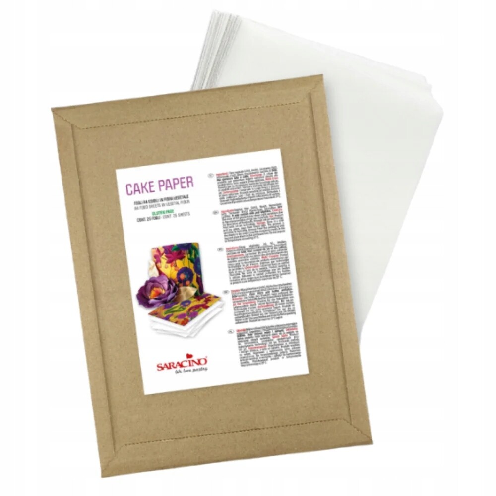 Saracino Jedlý papír škrobový papír b/cukr A4 25 Ks