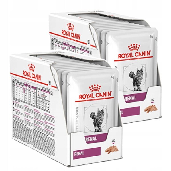 Royal Canin Veterinary Renal 24x85g Krmivo Paštika pro kočky Nemocné ledviny