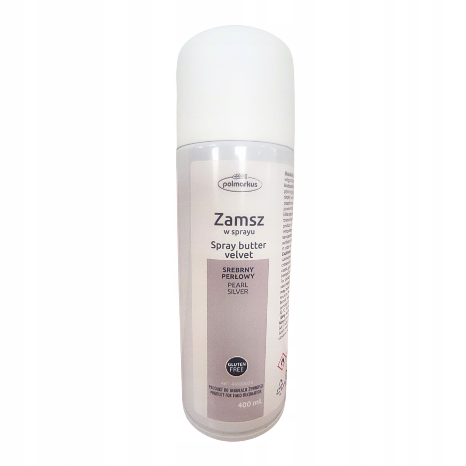 Semiš ve spreji Polmarkus Stříbrný Perleťový 400ml